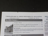 C&O History 2007 February Chesapeake and Ohio Historical Magazine Gladstone VA