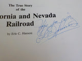 California and Nevada Railroad Narrow Gauge in the East Bay Erle C Hanson SIGNED