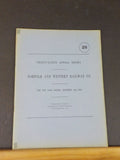 Norfolk and Western Railway Annual Report 28th year ended December 31 1923 MAP