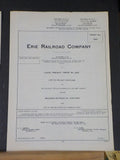 Erie Railroad Chicago & Eri RR Local frt tariff List freight stations 1918-52 (3