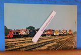 Postcard Bicentennial Lineup 8 locomotives Belt Ry 1975 photo