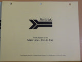 Amtrak Track Diagram Lot of 4 Main Line Penn to Perry Philadelphia Terminal
