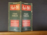 Louisville & Nashville public timetable 1939 April 11 L&N        See photos