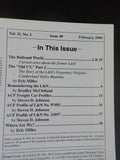 Dixie Line Magazine Louisville & Nashville Historical Society  1994 February