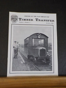 Timber Transfer 1983 October Friends of the East Broad Top Passenger cars V1#1