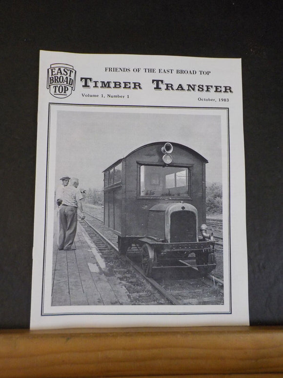 Timber Transfer 1983 October Friends of the East Broad Top Passenger cars V1#1