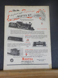 Model Craftsman RMC 1948 November Old time engine house SP 0-6-0 switcher