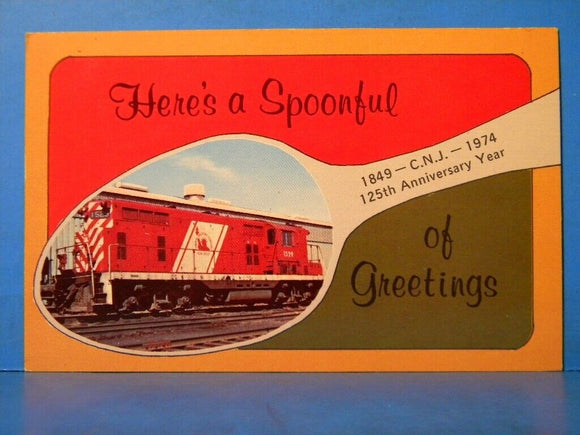 Postcard Commemorative Souvenir Spoon Series No. 4-C2-1 125th Anniversary CNJ