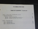 All-America Train Fares Complete Passenger Fares Edition 2 1972 Aug 16