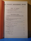 Railway Management Review Vol 73 #3 1973  182 Pages