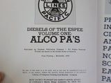 Diesels of the Espee Volume 1 Alco PA's by Cortani, Lloyd, Strapac  Dust Jacket