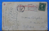Postcard C&NW Railway Bridge over Fox River Green Bay WI Postmarked 1914