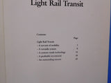Light Rail Transit Rhein-Consult West Germany  Soft Cover 1984