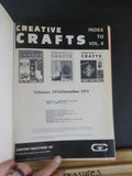 Creative Crafts Magazine Bound Volume #4 Feb 1974- Dec 1975