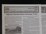 News from the National Association of Railroad Passengers 1995 COMPLETE YEAR Lot