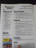 Railroad Model Craftsman Magazine 2013 August On30 loggin line Franklin Jct towe
