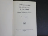 Canterbury Provincial Railways by W.A. Pierre    w/ dust jacket