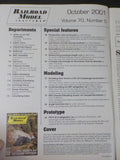 Railroad Model Craftsman Magazine 2001 October New Haven C-Liner  Trackplanning