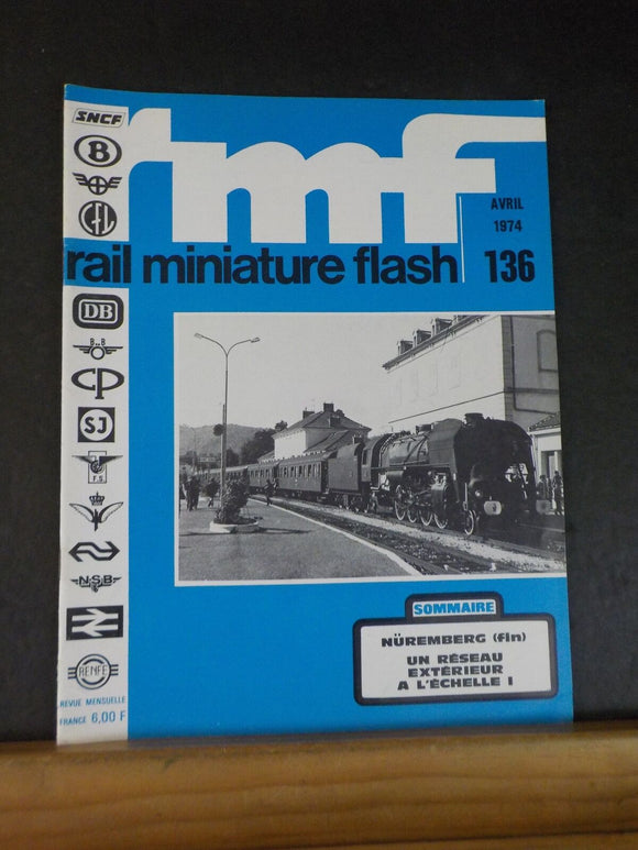 Rail Miniature Flash 136 1974 Avril  Le decor Les accessoires