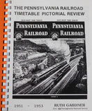 Pennsylvania Railroad Timetable Pictorial Review 1951-1953 Vol 19 Spiral Bound