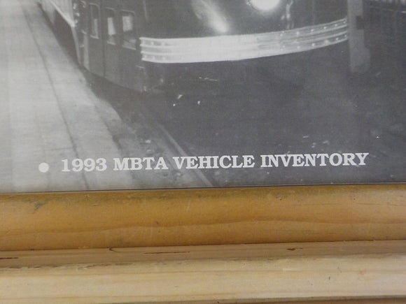 Rollsign Magazine of New England Transit News 1993 November December MBTA vehicl