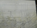 Drawing on canvas K4S Pennsylvania Steam Locomotives PRR Don Antes