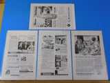 Ads Milwaukee Road Lot #3 Advertisements from various magazines (10)
