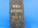 World Railways 1950 - 1951 by Sampson Photos Railroads Motive Power Builders