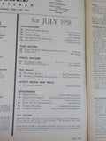Railroad Model Craftsman Magazine 1958 July RMC Business car Low clearance trest