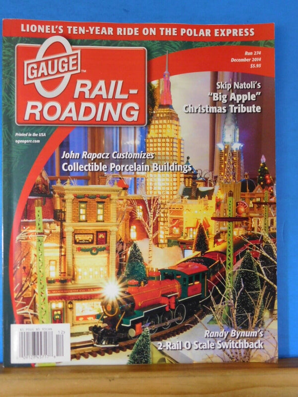 O Gauge Railroading #274 December 2014 Customize porcelain buildings