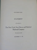 New York New Haven and Hartford Railroad Company Annual Report 1927
