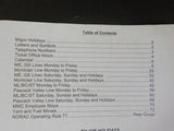 NJ Transit Rail Operations Hoboken Division Employee Timetable 2013 June 2