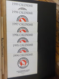 Great Northern Historical Society Calendar Lot of 6 Various 1994-1999 GN