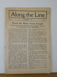 Along the Line 1931 December New York New Haven & Hartford Employee Magazine