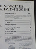 Private Varnish Issue 48 1993 January February Repairing stainless steel car flu