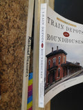 Train Depots And Roundhouses By Halberstad  Soft Cover Motorbooks Classics