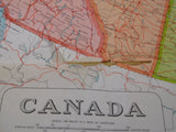 Map Canada Map of Canada 1961 Department of Mines and Technical Surveys 28 x 22