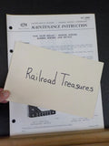 EMD Maintenance Instructions MI 5497 Rev D Type VE-9T relay