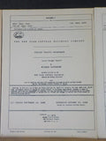 New York Central RR Freight Traffic Company Local Freight Tariff (4) 1948-1960