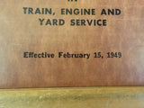 Southern Pacific Company Safety Rules 1949 February 15