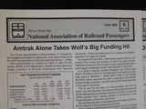 News from the National Association of Railroad Passengers 1996 COMPLETE YEAR Lot