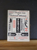 Pocket List of Railroad Officials #367 1986 3rd Quarter