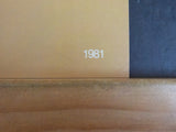 Grow With Us Lionel Electric Trains 1981 Catalog small booklet   soft cover gold