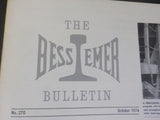 Bessemer Bulletin #270 October 1974 Tar & Nicotine News briefs Employee neews