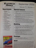 Railroad Model Craftsman Magazine 2002 September Docksider makeover Tank car ste