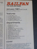 Railfan & Railroad Magazine 1981 January Ace 3000 Gator Line pt 2