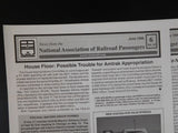 News from the National Association of Railroad Passengers 1999 COMPLETE YEAR Lot