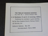 Trolley Museum Dispatch 1974 January-February Vol XVII No 1 Energy crisis & Seas