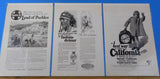 Ads Santa Fe Railway Lot #6 Advertisements from various magazines (10)
