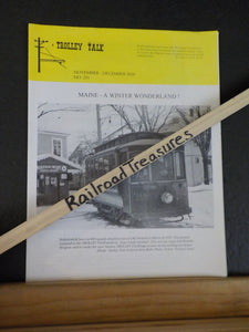 Trolley Talk #251 November December 2000 Maine a winter wonderland